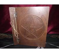 New Age Antique Effect Blank Pentagram Spell Book of Shadows Notebook Diary Journal Wicca Pagan