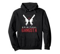 New Age Spirituality Yoga Gangster Enlightened Zen Pullover Hoodie