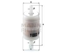 MANN-FILTER WK 32/6 Fuel Filter - CARS + TRANSPORTERS