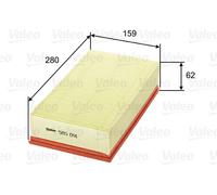 VALEO Air Filter 585091 - Panel Type - Fits Renault AVANTIME, ESPACE III (7701047478)