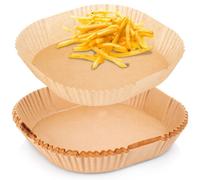 NEW Air Fryer Disposable Insert 23x23x45cm Pack of 50 Paper Deep Fryer Baking...