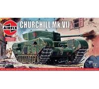 New Airfix 1:76th Scale "Vintage Classics" Churchill Mk.VII Tank Model Kit.