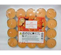 New Aladino Nightlights Tealights Pk 20 Citrus 7 Hour Burn Time