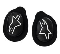 New Alpinestars - Sport Sliders - Knee Slider Black/White ((((((( Pair ))))))