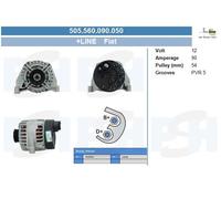 New Alternator for ALFA ROMEO FIAT FORD LANCIA:KA,500,MITO,IDEA,MUSA 1535437