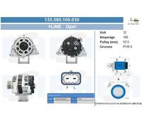 New Alternator for CHEVROLET OPEL VAUXHALL:ADAM,CRUZE,ASTRA J,CASCADA,ZAFIRA C