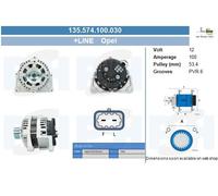 New Alternator for CHEVROLET OPEL VAUXHALL:CRUZE,ASTRA J,ZAFIRA C,AVEO Saloon