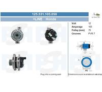 New Alternator for HONDA:EDIX,FR-V,CR-V II,CR-V III,ACCORD VII CSD86 CSD89
