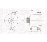New Alternator for HYUNDAI:TRAJET,SANTA FÉ I 3730038700 3730038710