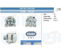 New Alternator for TOYOTA:AVENSIS,RAV 4 II,RAV 4 Mk II,AVENSIS Estate