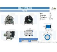 New Alternator for VW:AMAROK,MULTIVAN V,MULTIVAN T6,MULTIVAN VI,KOMBI V Van