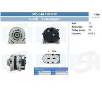 New Alternator for VW:TOUAREG,MULTIVAN V,KOMBI V Van,MULTIVAN T5,EUROVAN V Bus