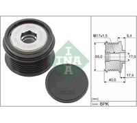 New Alternator Freewheel Clutch for SUBARU:FORESTER,FORESTER IV 23700AA760
