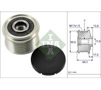 Overrunning Alternator Pulley 535016710 INA Clutch 23700AA590 23700AA640 Quality