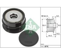 Overrunning Alternator Pulley 535033910 INA Clutch 270600Y141 270600Y161 Quality