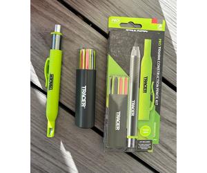 NEW Aluminium Tracer ATPK1 PRO Deep Tough Pencil 6 Spare Leads & Sharpener