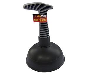New Am-Tech Small Bathroom, Kitchen Sink, Shower & Bath Plunger With Grip Handle