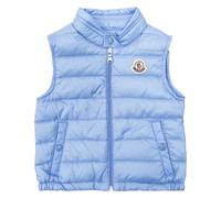 New Amaury Gilet, male, Moncler, Waistcoats, Blue, 6 M, Kids 6 M