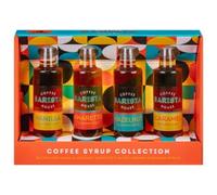 New Amazing 4pk Coffee Syrup Collection Includes Vanilla,Amaretto, Hazelnut And Caramel Ideal Set Gift For The Coffee Lover In Your Life -A20