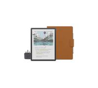 New Amazon Kindle Scribe Colorsoft 64 GB (Graphite) + Premium Pen + Executive Folio Premium Leather Cover (Caramel) + USB-C Charger