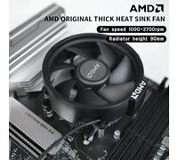 New AMD Original Fan Radiator Cooler Suit For Ryzen 3 Ryzen 5 Ryzen 7 AM5 AM4 CPU R3 R5 5600 5500 5600G R7 5700G R7 5800 R7 7600 Wraith Stealth