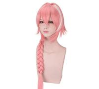 New Anime Fate/Apocrypha Astolfo Cosplay Wigs Halloween,Party,Stage,Play Long Pink Hair Bows Fate/Apocrypha Astolfo wigs One Size Pink