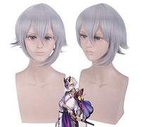 New Anime/Game Fate/Grand Order Lan Ling Wang Cosplay Wigs Halloween Party Play Short Costume Wigs + Wig Cap