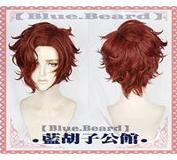 New Anime Mystery Cosplay Asrah Wigs Julian Dvorak Cosplay Wigs Short Curly Synthetic Hair Wig & Wig Net Julian Dvorak