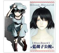 New Anime Steins Gate Ruka Urushibara Cosplay Shiina Mayuri Wig Black Short Curly Halloween Synthetic Hair + Free Wig Cap