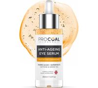 NEW Anti-ageing Eye Serum 30ml by Procoal - Eye Cream Anti Aging, Puffiness, Under Eye Circles & Wrinkles with Marine Algae, Caffeine & Green Tea, Vegan, Made in UK