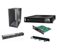 NEW APC AR3104 Netshelter SX 24U SRT1000RMXLI 1kVA UPS AP9565 PDU Rack Package