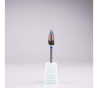 New* Apex® Professional Tungsten Carbide Electric Nail Drill Bit 3/32 inch, 2.35mm Shank for Gels, Acrylics, Nail Art, Manicure, Pedicure, Salon Professional Nails (Typhoon Rainbow) (Medium)