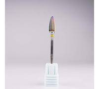 New* Apex® Professional Tungsten Carbide Electric Nail Drill Bit 3/32 inch, 2.35mm Shank for Gels, Acrylics, Nail Art, Manicure, Pedicure, Salon Professional Nails (Rainbow, Large Cone) (Extra Fine)