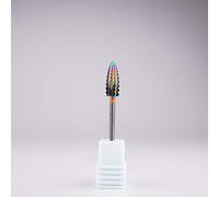 New* Apex® Professional Tungsten Carbide Electric Nail Drill Bit 3/32 inch, 2.35mm Shank for Gels, Acrylics, Nail Art, Manicure, Pedicure, Salon Professional Nails (Typhoon Rainbow) (2X Coarse)