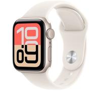 Apple Watch SE 3 GPS 44mm Smartwatch with Starlight Aluminium Case with Starlight Sport Band S/M. Fitness and Sleep Trackers, Heart Rate Monitor, Always-On Display, Water Resistant