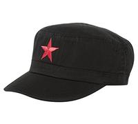 New Army Cadet Adjustable Hat w/Red Star - Black