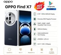 New Arrival 2026 Official OPPO Find X7 5G Mobile Phone 6.78'' Display MediaTek Dimensity 9300 Processor 50MP Rear Camera 100W blue