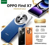 New Arrival 2026 Official OPPO Find X7 5G Unlocked Smartphone 6.78-inch Large Display Dimensity 9300 Flagship Chip 50MP blue