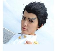 New Arrival Anime Balance:UNLIMITED Kanbe Daisuke Cosplay Wigs Cosplay Kiyotaka Ishimaru/Yakuza 30CM Black Hair Wig
