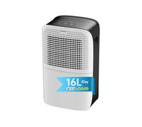 【New Arrival】ELECCI 16L/D Dehumidifiers with Drain Hose, 3.1L Water Tank, 4 modes, R290, Continuous Drainage,Auto Defrost, 24H Timer, Ideal for 32m² Rooms.