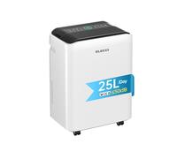【New Arrival】ELECCI 25L/D Dehumidifiers, 4.8L Water Tank, 3 Speeds, R290, 24H Timer, Continuous Drainage with Drain Hose, Ideal for 50m² Rooms.