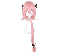New Arrival Game Fate Apocryph Astolfo Cosplay Wigs 75cm Pink Heat Resistant Synthetic Hair Perucas Cosplay Wig+Wig Cap One Size Pink