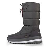 New Arrivals 2027 Women's Winter Boots with Thick Sole Fleece Protection Plain Slip On, gray, 5 UK