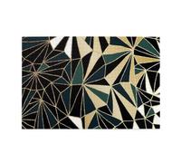 New Art Deco Geometric Pattern Emerald Green And Gold1