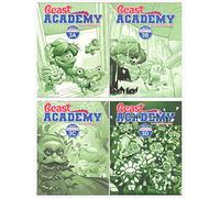 NEW Art of Problem Solving: Beast Academy Grade 3 Practice Workbook Set (4 Books): Practice 3A, 3B, 3C, 3D