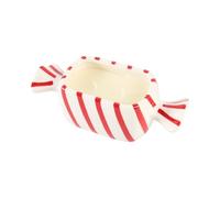 New Assorted Sweet Stripe Candle with Vanilla Scent - Candy-Shaped Ceramic Jar, 20-Hour Burn Time - Cheerful Home Décor & Ambient Fragrance N-71