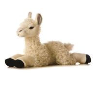 Aurora 12281 12-inch Flopsie Teddy Llama - Cream and Black