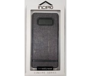 NEW Authentic Incipio Esquire Series Case - Samsung Galaxy Note 8 Grey/Black
