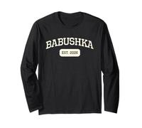 New Babushka Est 2026 1st First Time Pregnancy Announcement Long Sleeve T-Shirt