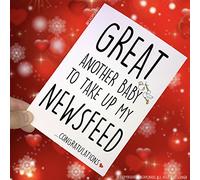 New Baby Card, Congratulations Card, Pregnancy Card, Funny Cards, Novelty, Banter, Joke, Adult Humour Friend Colleague, Baby Cards PC134